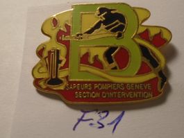 1 Pin Sapeurs Pompiers Geneve Feuerwehr (F31)