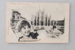 AK Milano - Piazza del Duomo 1900