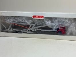 EB- Wiking Mercedes Autotransporter rot
