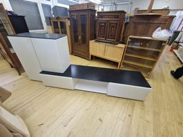 Modernes TV-Möbel Set in Schwarz/Weiss, Top Zustand!