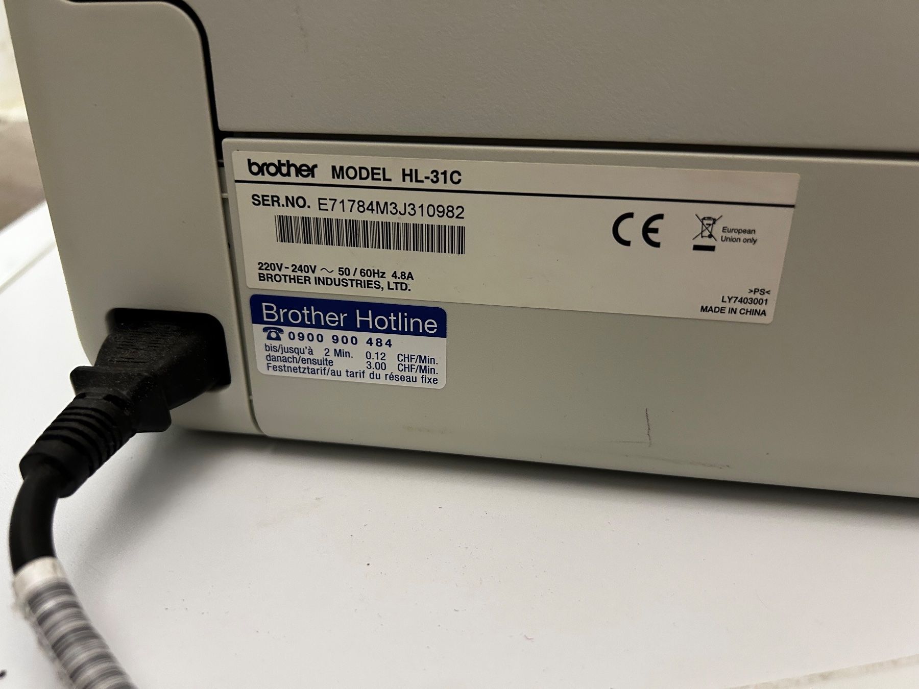Stampanti: Brother HL-3140CW Farblaserdrucker – Usato da Zürich venduto da HallohierEva 3