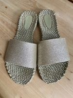 Sandalen ILSE JACOBSEN glitzer gold