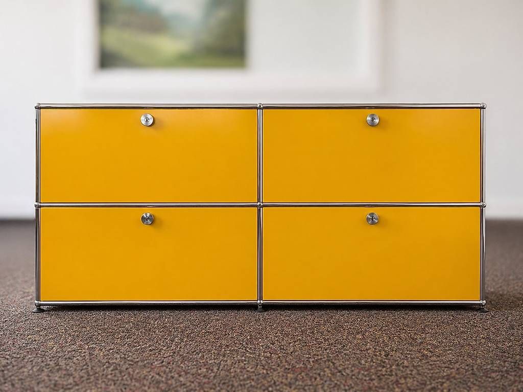 Cassettiere: USM Haller Sideboard Gelb – Usato da Zürich venduto da bryananthony