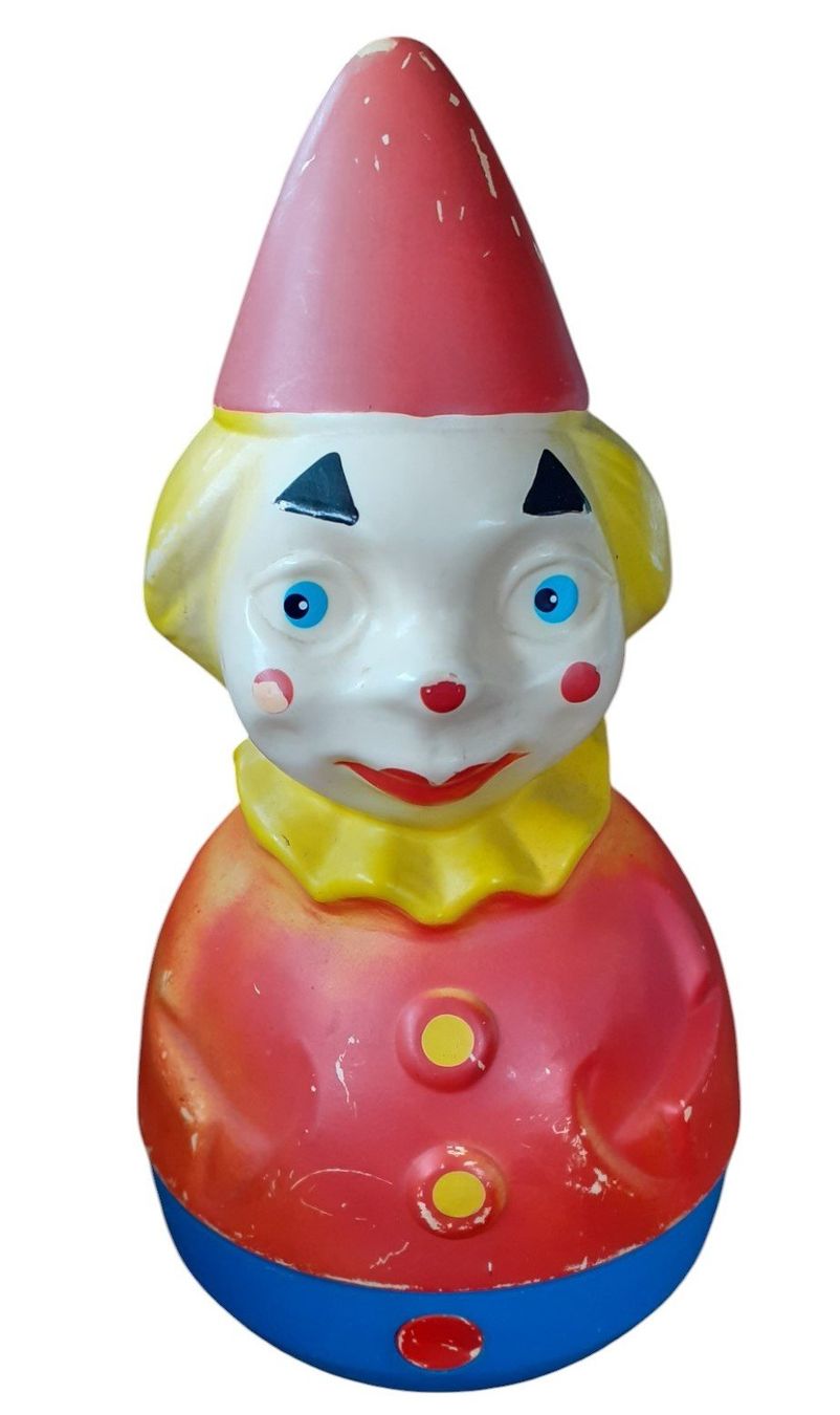 Bambole: Clown Stehaufmännchen Nr.1 – Usato da Mörschwil venduto da antiksalon