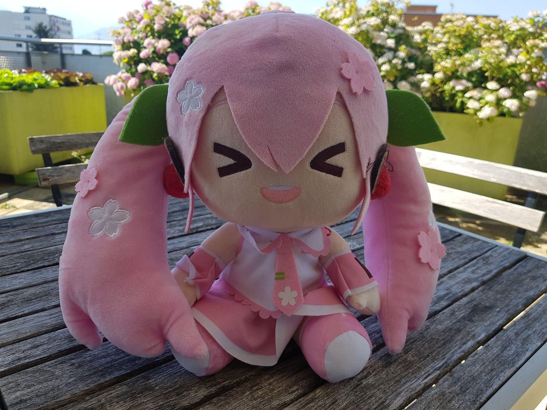 Figurines: Hatsune Miku Plüschfigur – D'occasion à Jona par dampfnuggi