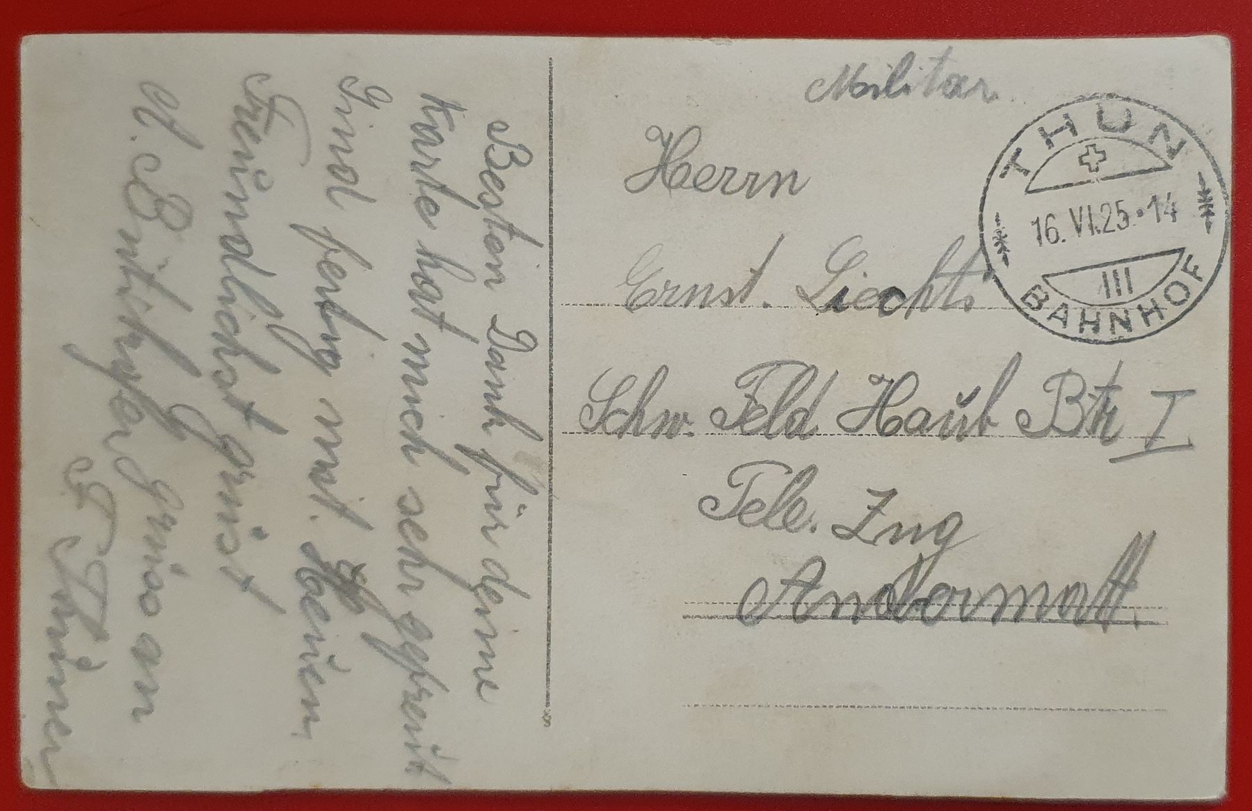 Cartoline postali: Wirtschaft und Sennberg Obertannmatt 1925 – Usato da Kreuzlingen venduto da Rschweiz1 1