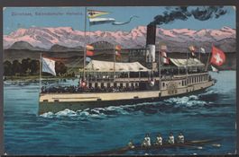 Zürichsee Salondampfer "Helvetia"  1915