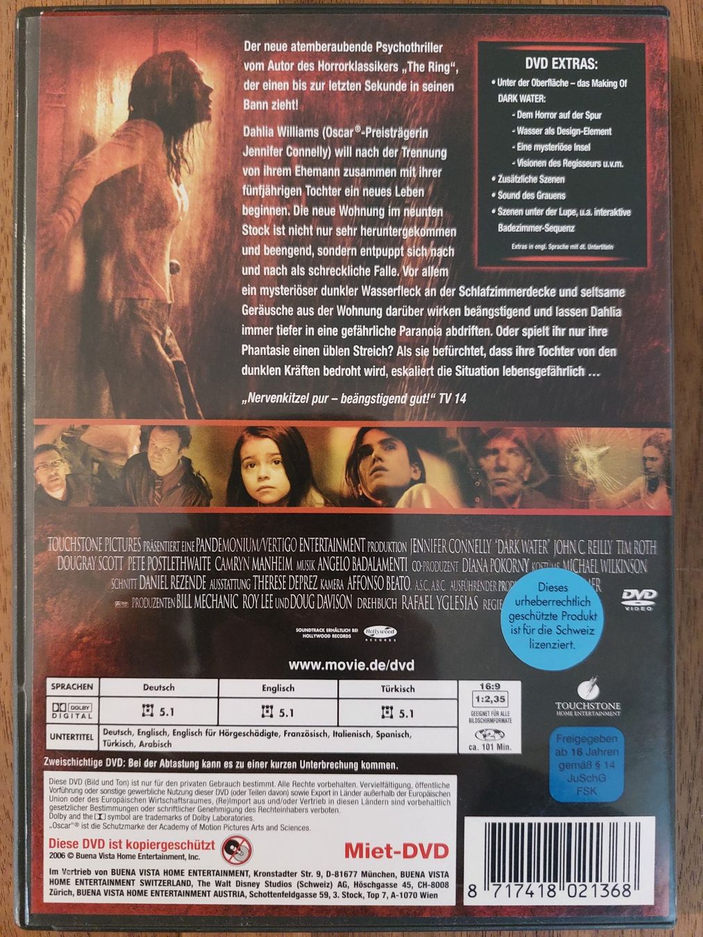 Tutti i DVDs: DVD - Dark Water / Dunkle Wasser – Usato da Rheinfelden venduto da FilmAuktion 1