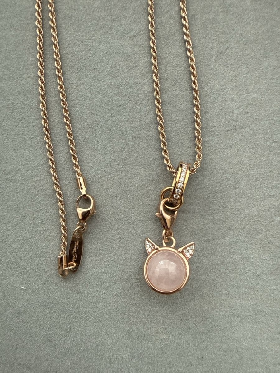 Thomas Sabo Catenine: Thomas Sabo Kette mit Charm – Nuovo (secondo la descrizione) da Basel venduto da AnMi22 1