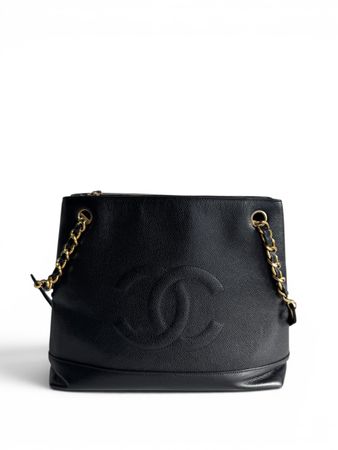 CHANEL Caviar CC Shoulder Bag Tasche
