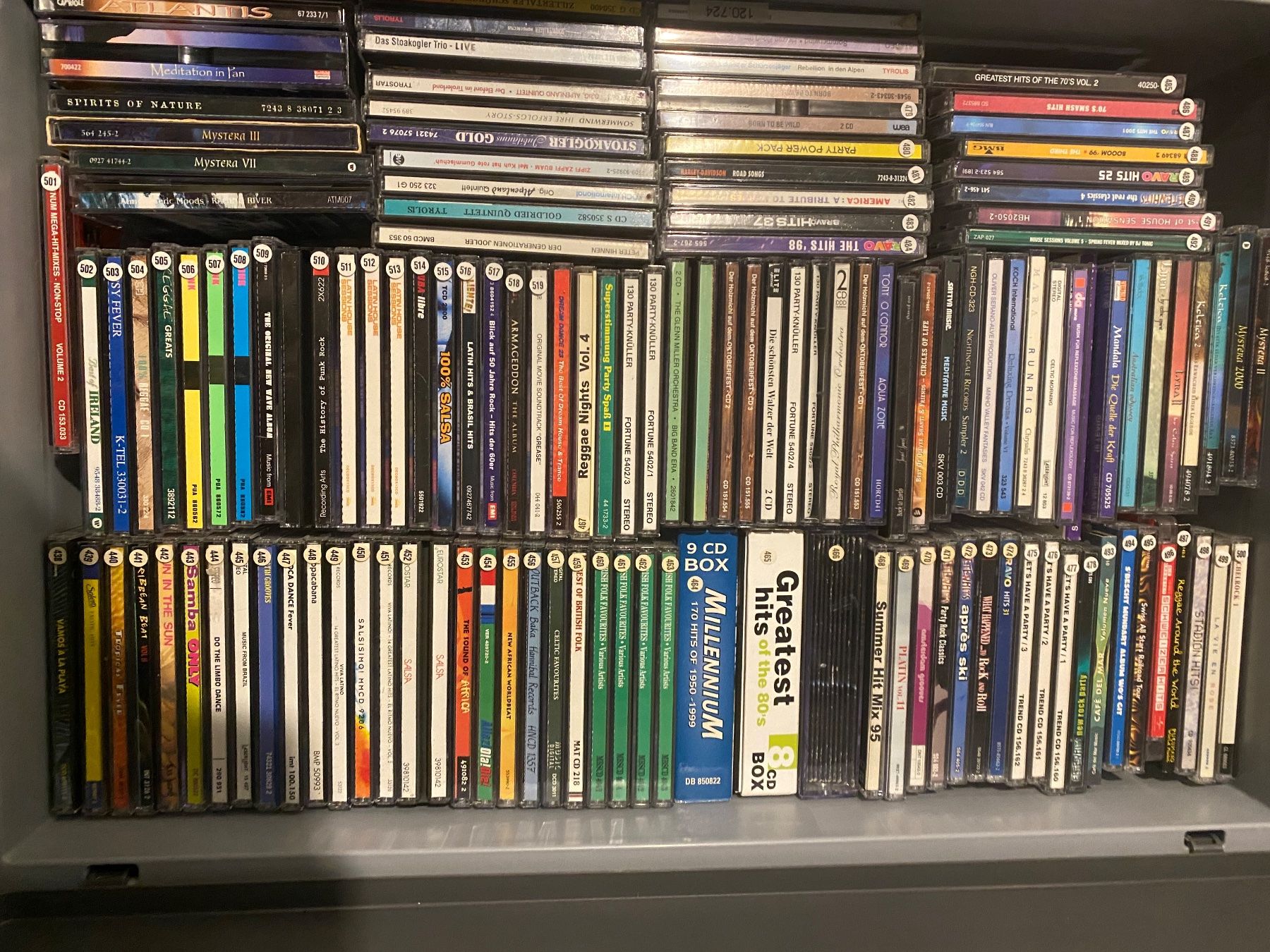 CD: CD Sammlung Sampler, cirka 500 – Usato da Diessbach b. Büren venduto da cowansville 1