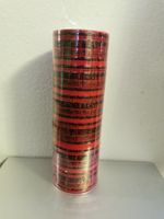 Rotes Warnklebeband "Vorsicht Glas" - 50mm x 6 stk Neu!
