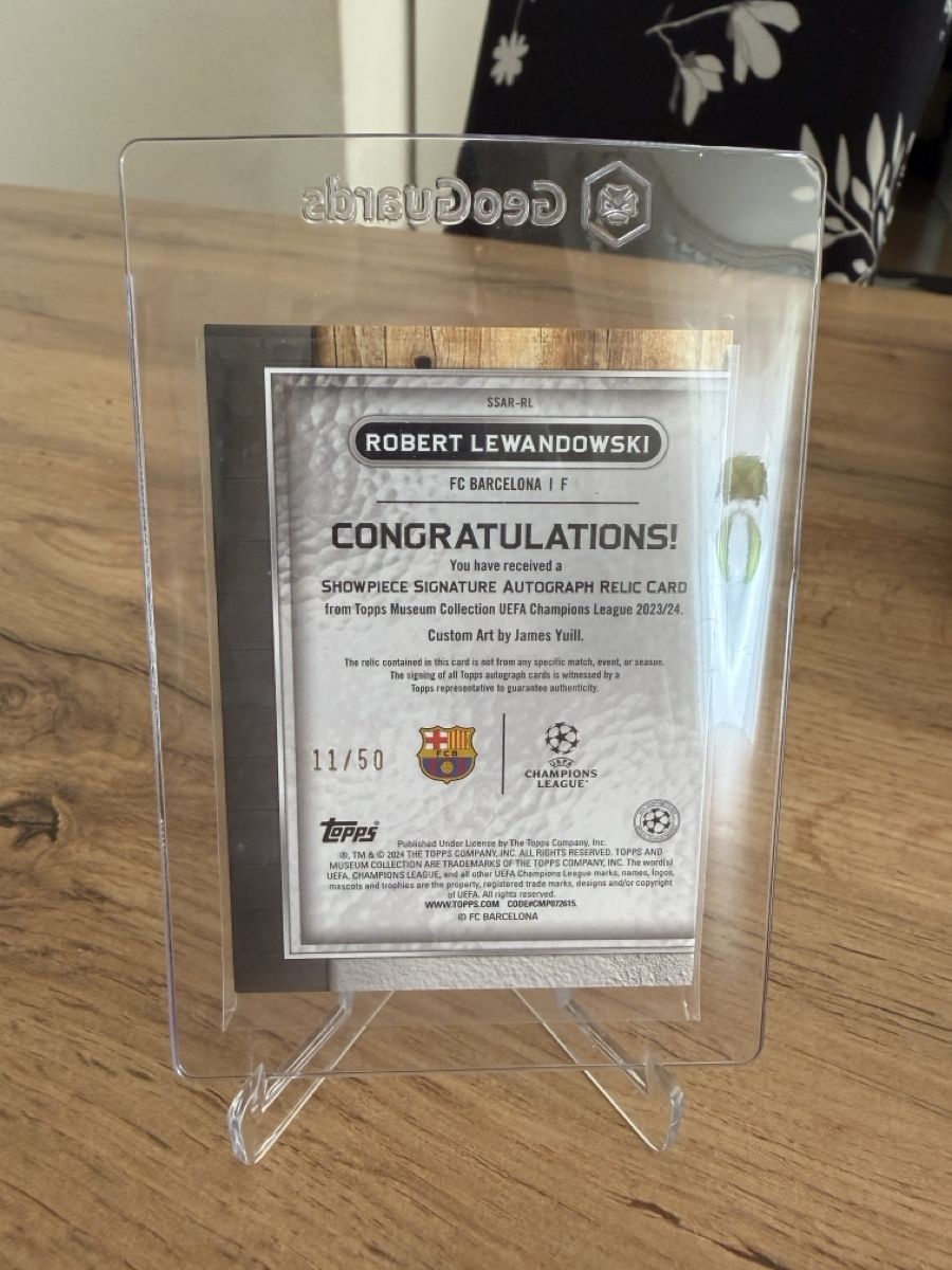 Topps Carte collezionabili: Topps Museum Collection UEFA Robert Lewandowski Auto 11/50 – Nuovo (secondo la descrizione) da Obernau venduto da Mami4ever75 1
