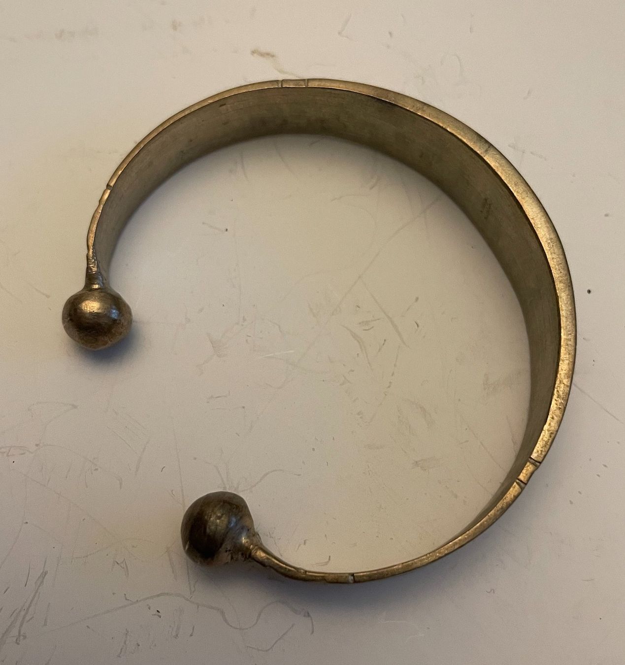 Armbänder & -reifen: Jonc en argent origine Afrique - Sénégal – Gebraucht aus Sugnens von 555madison 2