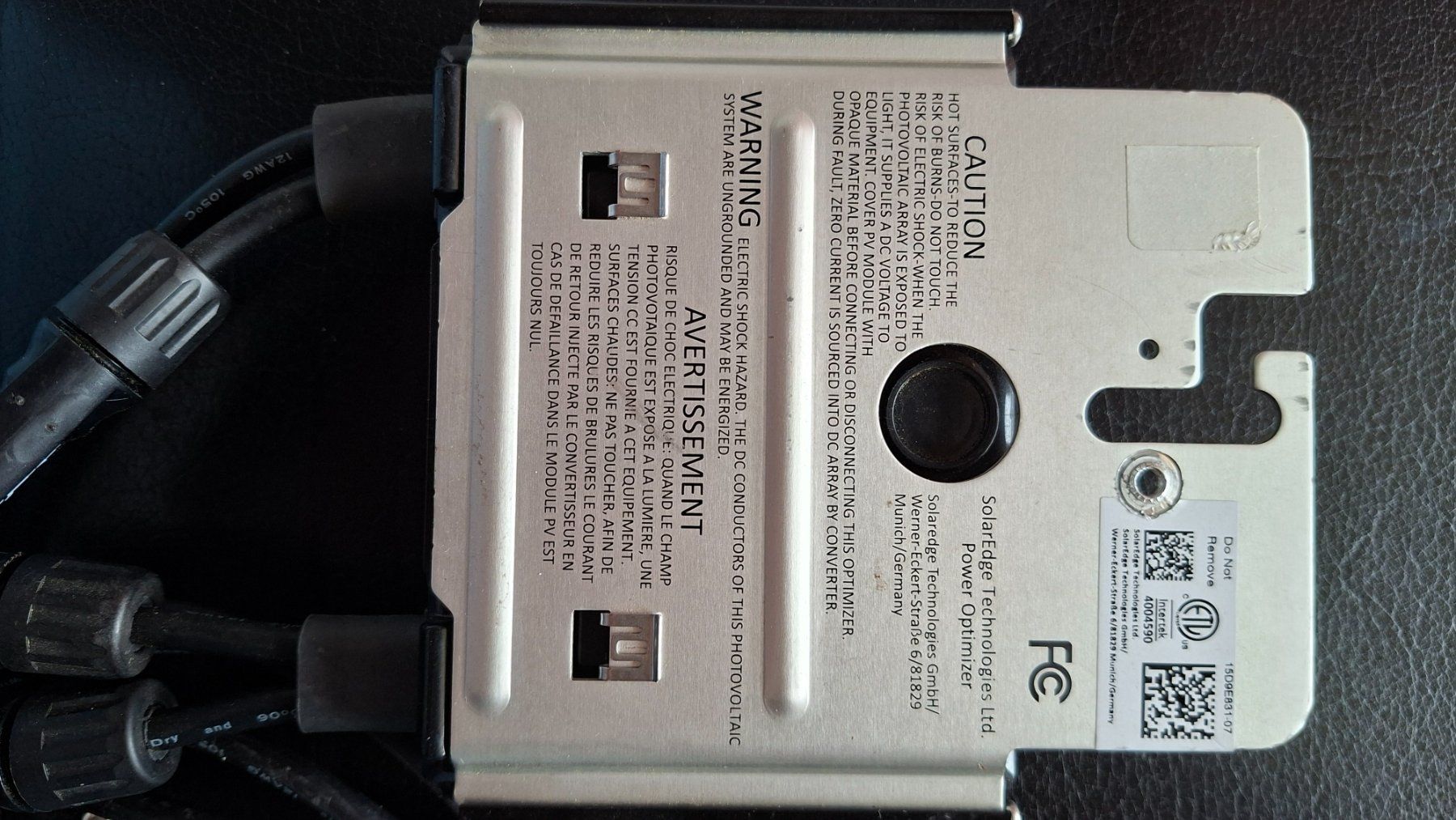 SolarEdge Componenti elettronici: Leistungs-Optimierer Solar Edge S500B – Usato da Nürensdorf venduto da Trent1 1