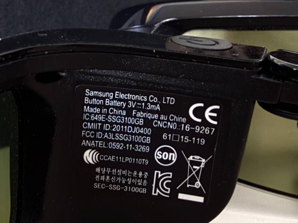 Occhiali & Lenti: 2 x Samsung Bluetooth 3D Brille SSG-3100GB – Usato da Trimbach venduto da ORTHOPORT 2