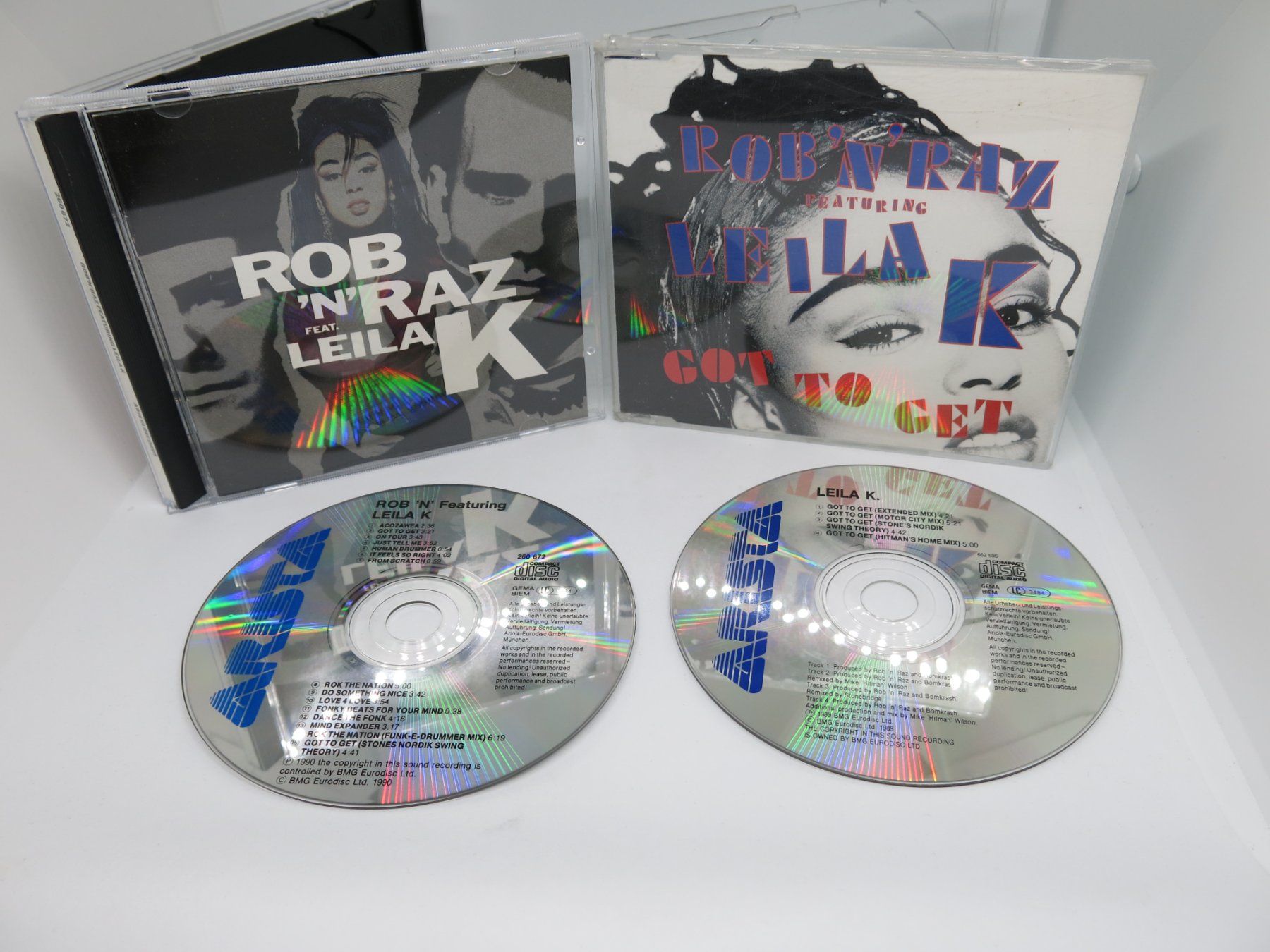 CD: 2 CD: Rob 'N' Raz Feat. Leila K + Maxi Single Got To Get – Usato da Ernetschwil venduto da luisvonerni