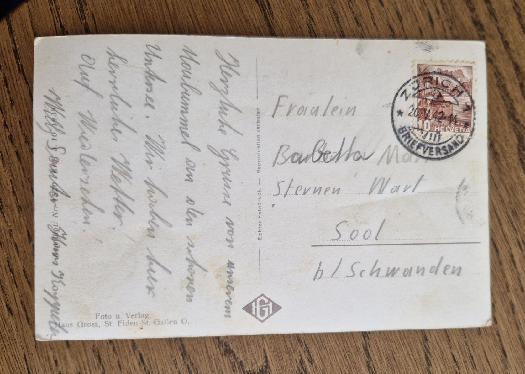 Cartoline postali: Stein am Rhein 1942 – Usato da Ebikon venduto da Donar50 1