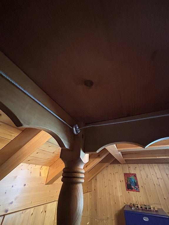 Lits: Himmelbett Holz Antik – D'occasion à Unteriberg par wg52 3