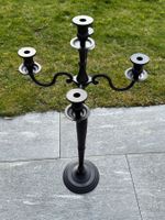 Kerzenständer metall, 5 Kerzen, ca. 100 cm hoch