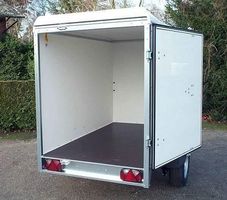 Kofferanhänger Böckmann KT 2113/135 Tieflader Kastenanhänger