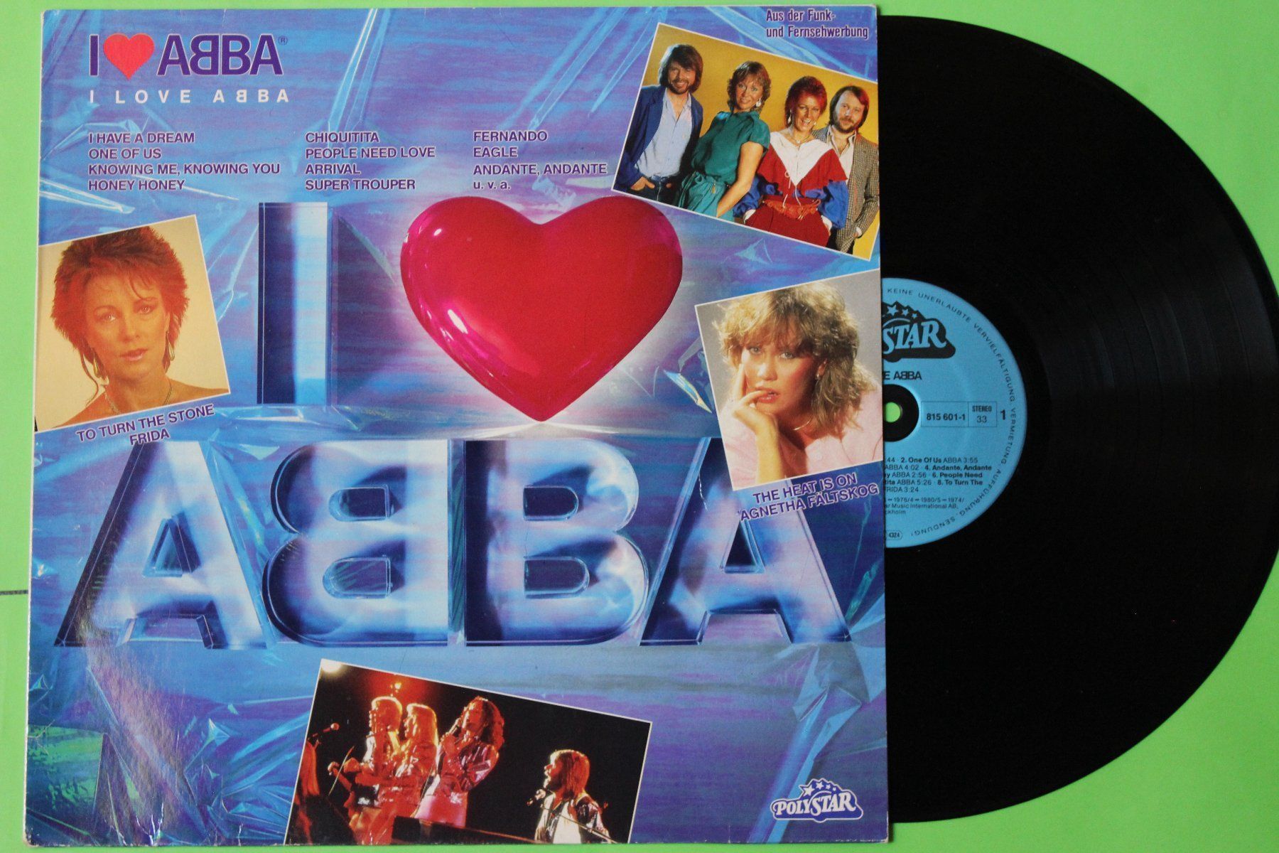 Dischi in vinile: ABBA - I LOVE ABBA LP VINYL 12" – Usato da Tübach venduto da JamesStone 1