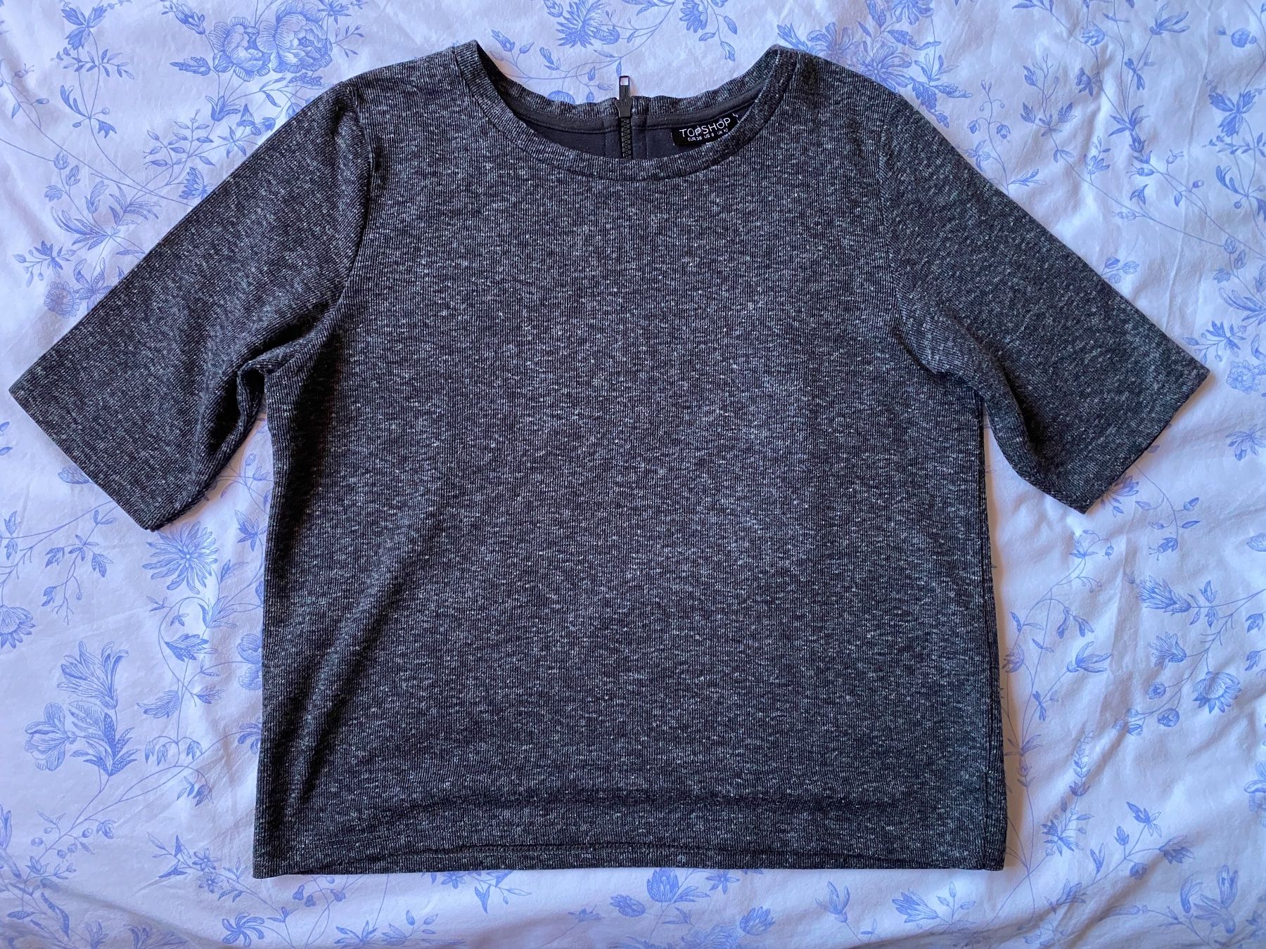 Topshop T-shirt: Croptop gris - TopShop - taille 38 – Nuovo (secondo la descrizione) da Genève venduto da swissjojo 1