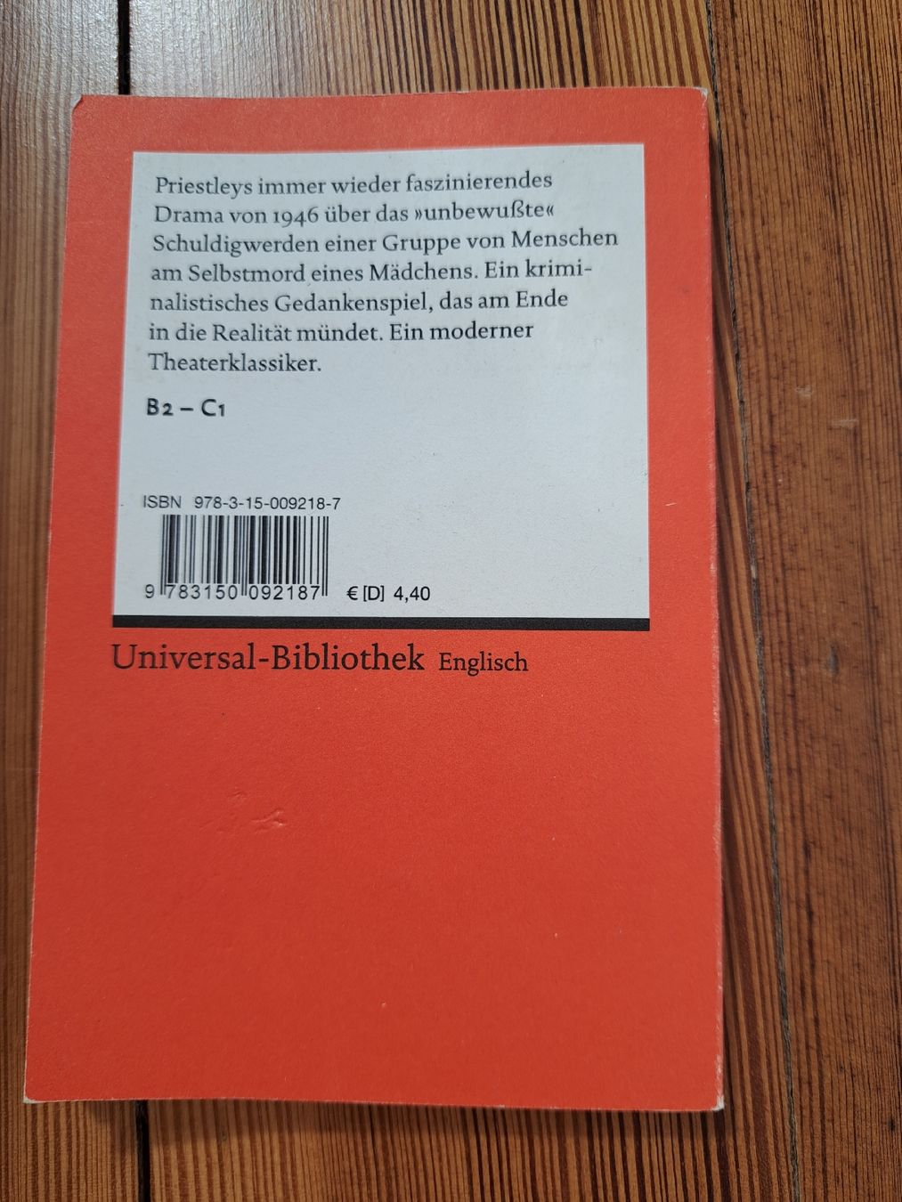 Bücher: An inspector calls - J.B. Priestley – Gebraucht aus Baden von lor_8pqc 1