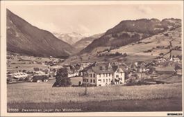 Zweisimmen BE // 1924 Dorf, gegen den Wildstrubel Villa
