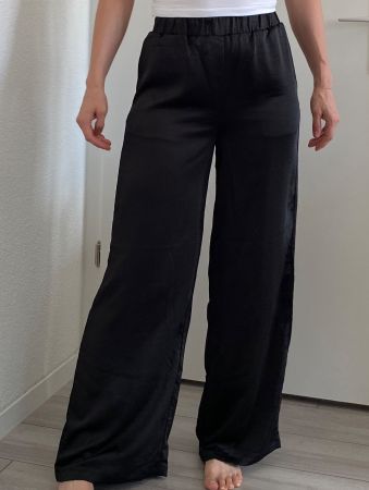 DR DENIM Hose schwarz Satin Grösse S neuwertig