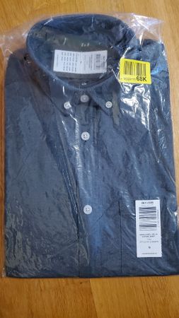 Hemd türkis/grün Gr M Slim Fit - Neu