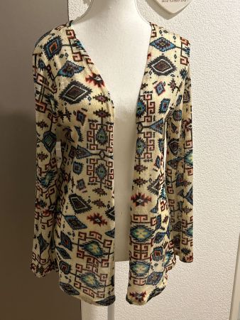 Leichte Strickjacke beige mit Muster von My Hailys Grösse L