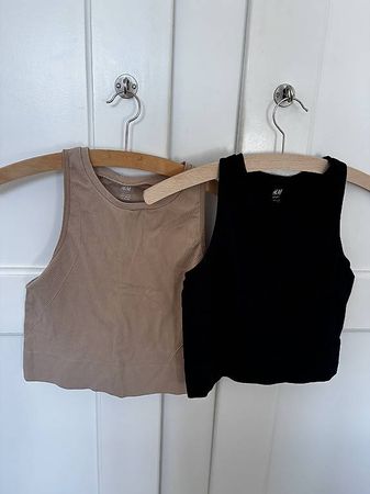 2er-Set Sport-Tops von H&M, Gr. S