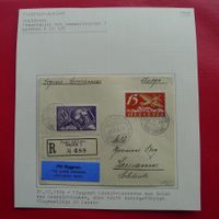 1926, Flugpostbrief mit F7!, Flugmeeting LEYSIN