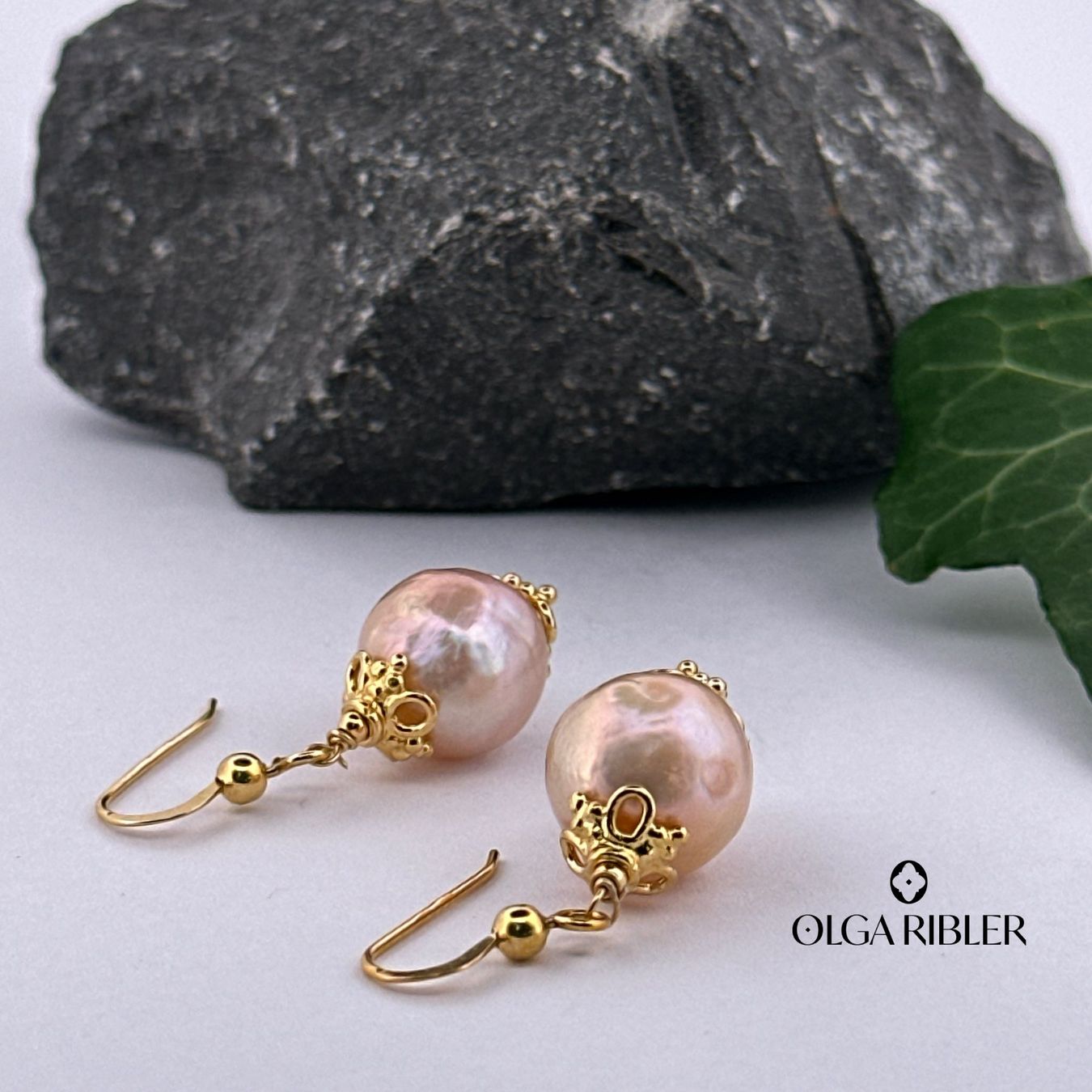 Olga Ribler Orecchini pendenti & Orecchini a lobo: Sterling Silber 925 Ohrringe mit Perlen – Nuovo (secondo la descrizione) da Luzern venduto da Schmuckoutlet 4