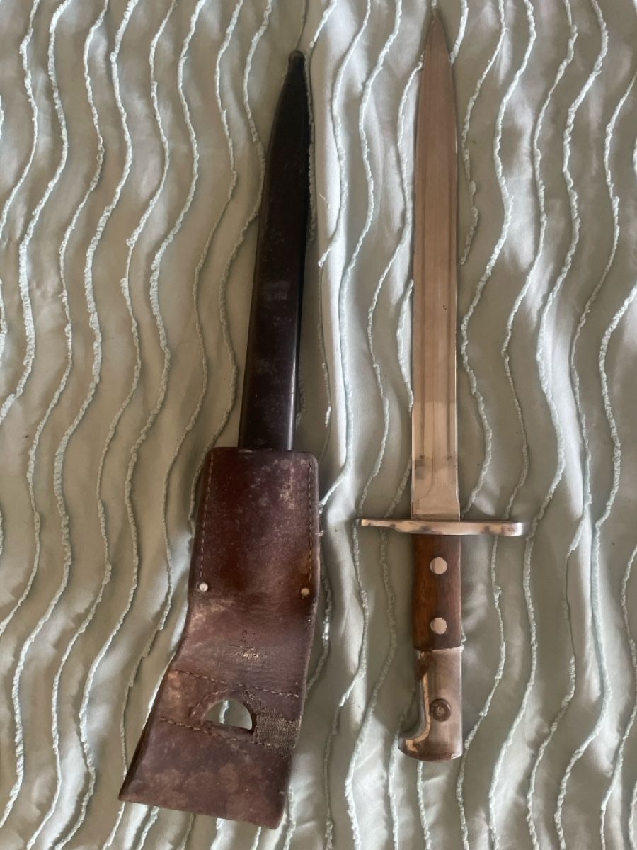 Schweizer Armee Stichwaffen: Baïonnette avec fourreau Marque WEYERSBERG Solingen – Gebraucht aus Meyrin von jul_km5p 3