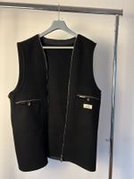 Hermès Black Wool Lining Vest
