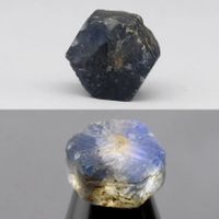 Roh 8.05ct Saphir Blau Madagaskar Natur Edelstein