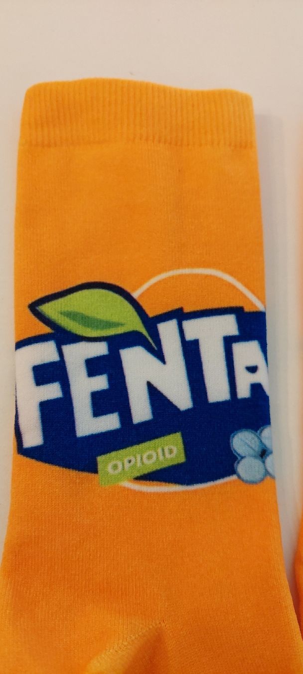 Calze: Socken orange Fentanyl Grösse 39/41 neu – Nuovo (secondo la descrizione) da Rothenburg venduto da Schomi3 2