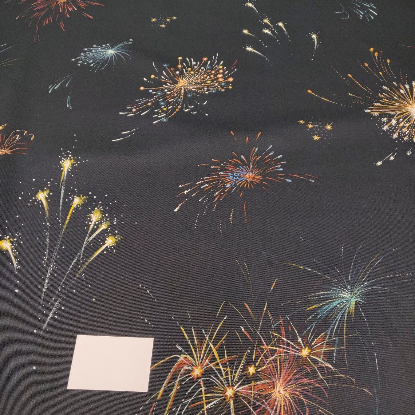 Tessuti: Designer Baumwolle Gabardine 1.20m x1.5m Firework – Nuovo (secondo la descrizione) da Lufingen venduto da Voyager7 2