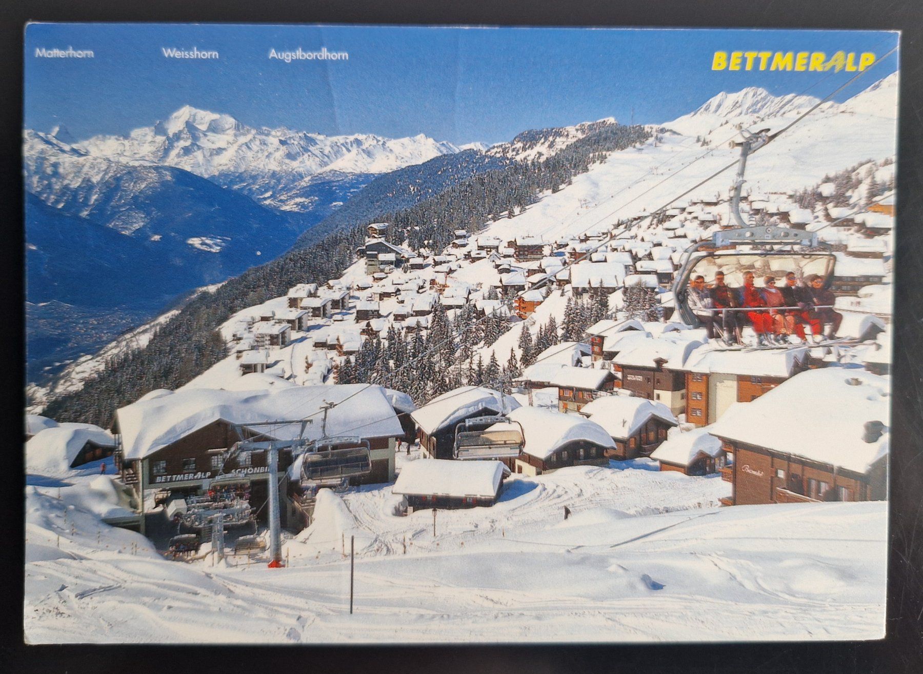 Cartoline postali: Bettmeralp 2002 Sessellift – Usato da Melchnau venduto da Arthurius