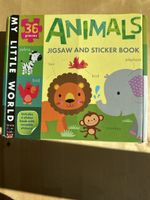 My Little World Animals Puzzle und Stickerbuch 36 Teile