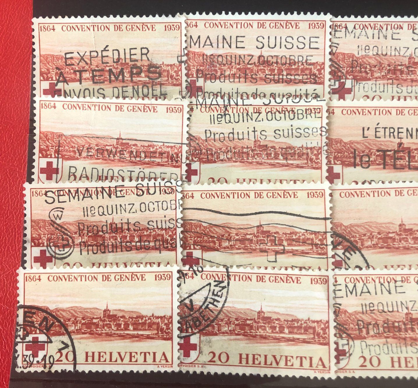 Tutti i francobolli: Nr.240 mit Stempel Einsteckkarte Voll – Usato da Aarau venduto da Billa007 1