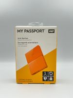 WD MY PASSPORT ORANGE 1TB Externe Festplatte
