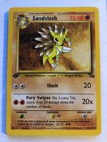 Sandslash (uncommon) 1st Fossil - MINT - ab 1.-