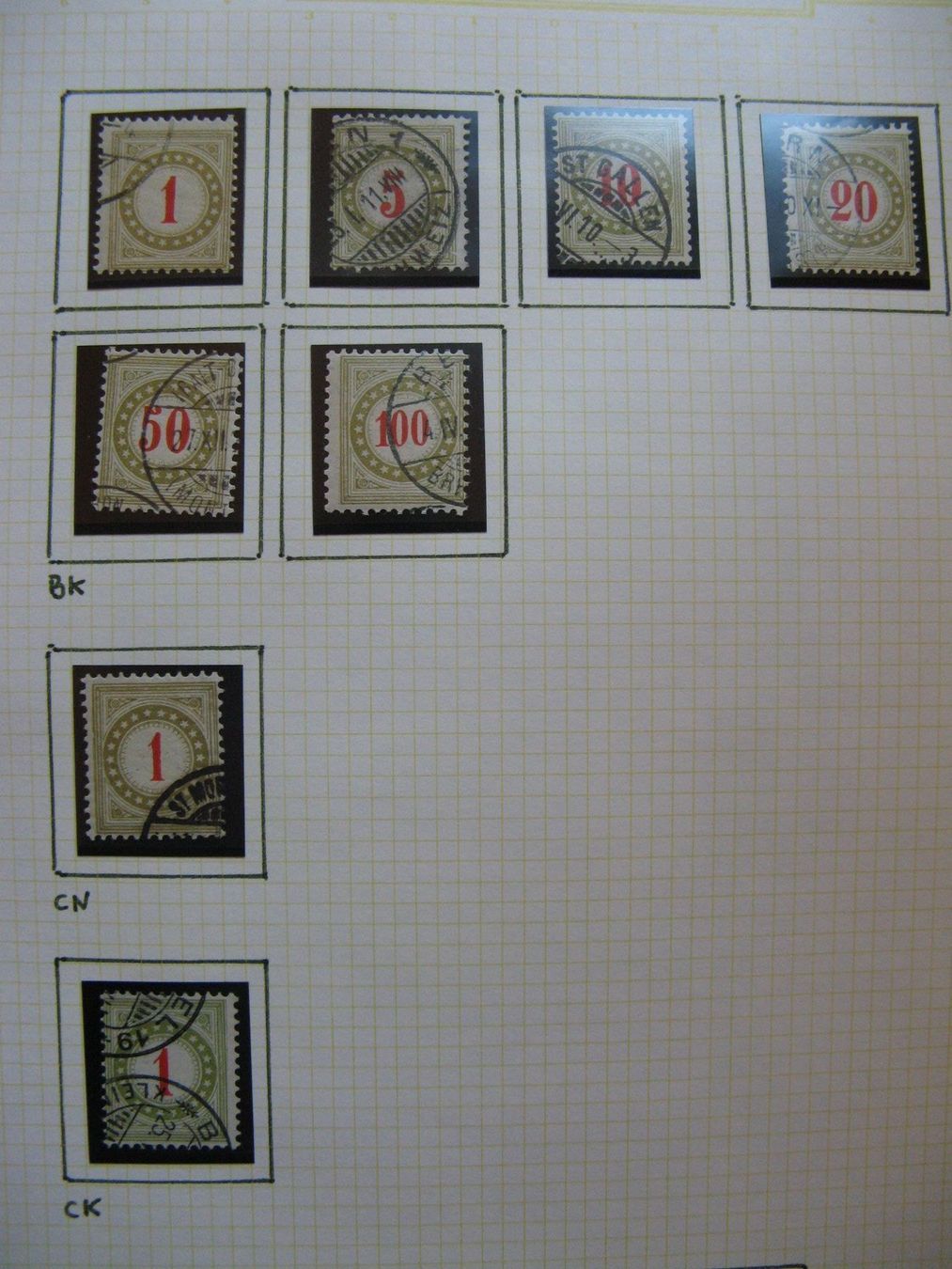 Alle Briefmarken: Portomarken, Lot 3 - Fundgrube? – Gebraucht aus Frauenfeld von Interessent1 2