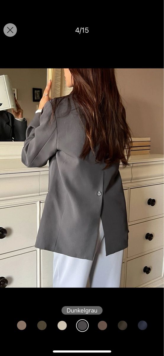 Shein Giacche: Grauer Blazer von Shein, Gr. S – Nuovo (secondo la descrizione) da Arbon venduto da llaauraa 3