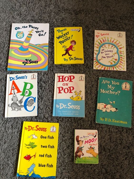 8 Kinderbücher von Dr.Seuss in Englisch (Gebraucht) in Elsau für