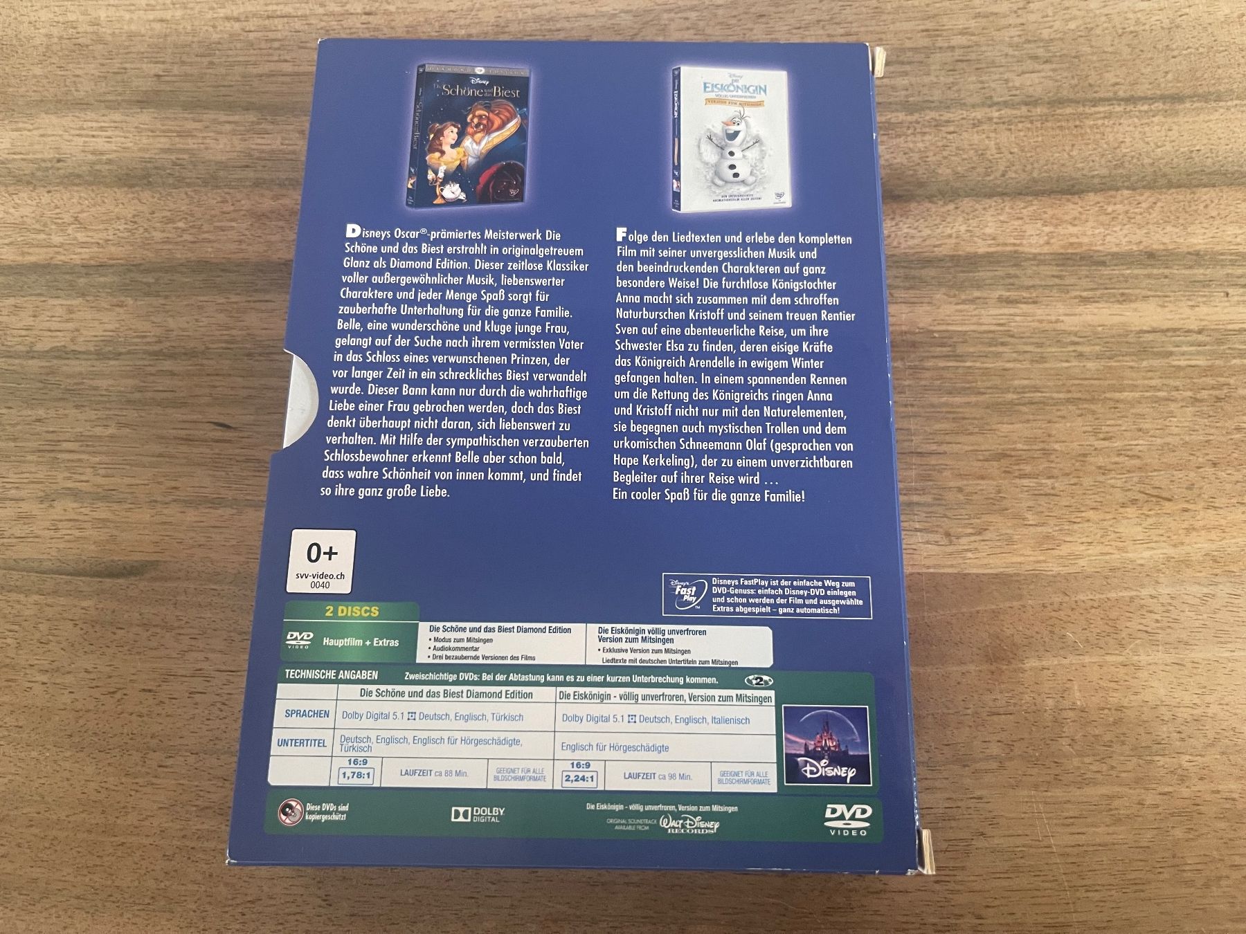 Tutti i DVDs: die Schöne und das Biest+ die Eiskönigin – Usato da Aarau venduto da Aurora0810 1