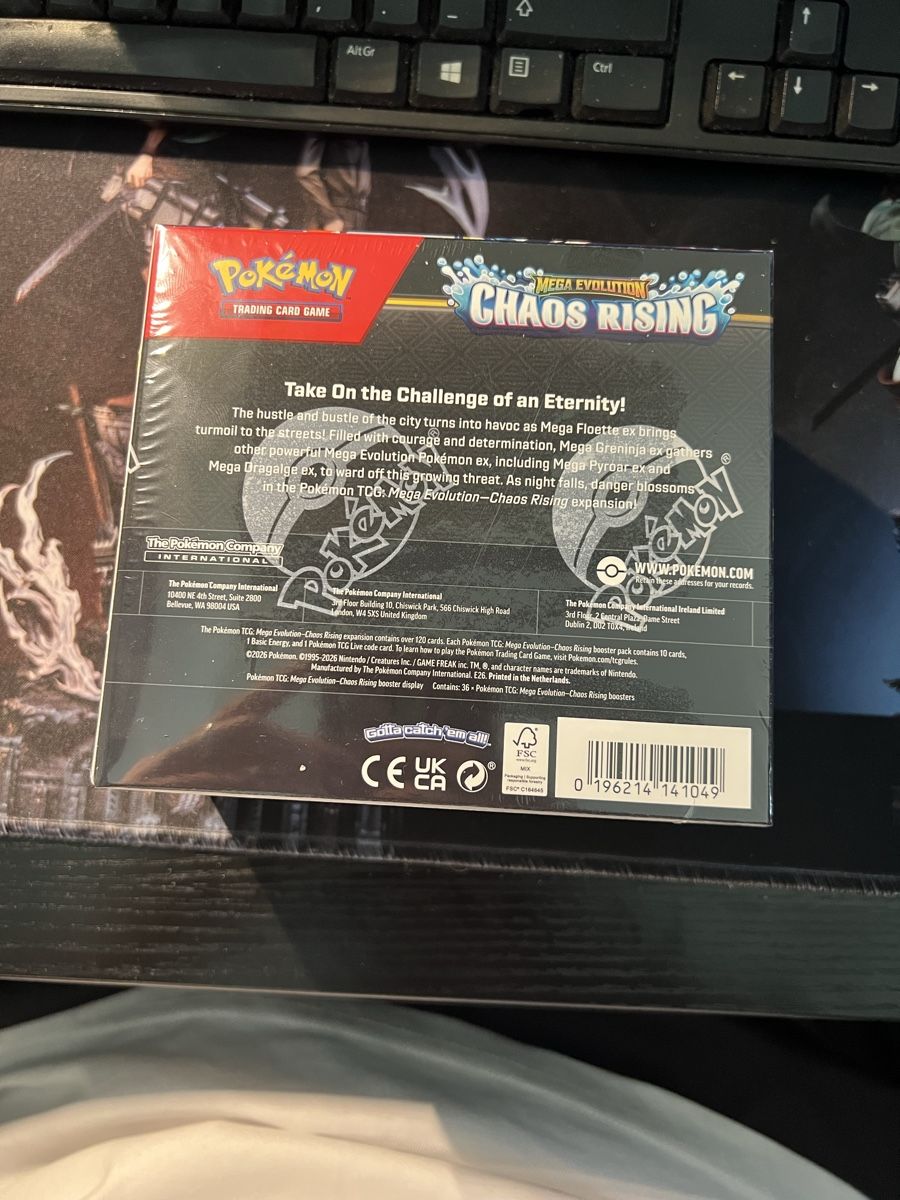Pokémon Carte collezionabili: Chaos Rising Booster Box EN Sealed – Nuovo e nell'imballaggio originale da Arbon venduto da butchino 1
